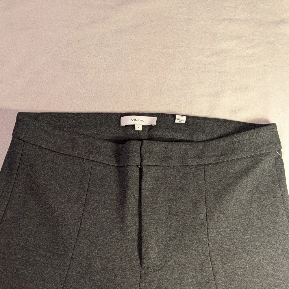 Vince Charcoal Ponte Pants - Size 6 - Picture 5 of 6